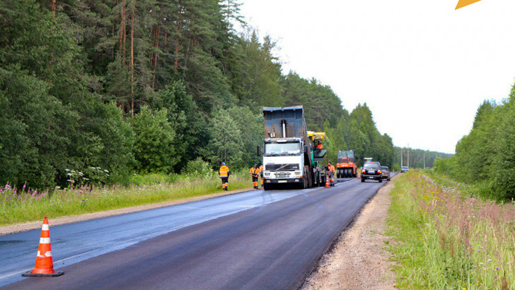 В Тверской области продолжают ремонт дороги Торжок - Высокое - Берново - Старица - новости ТИА