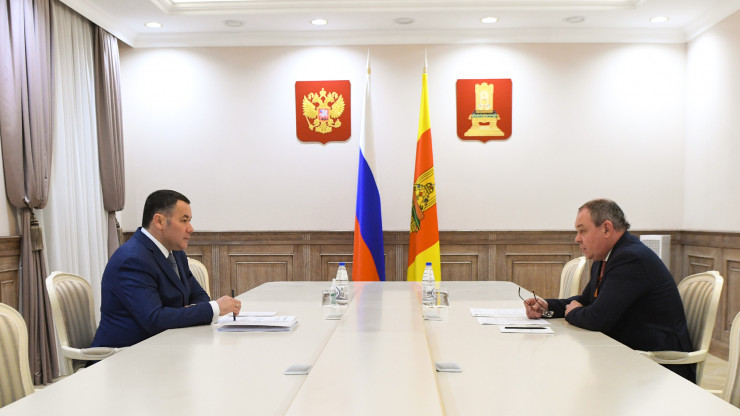 Игорь Руденя провел рабочую встречу с главой Нелидовского округа - новости ТИА